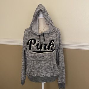 VS Pink hodded sweater